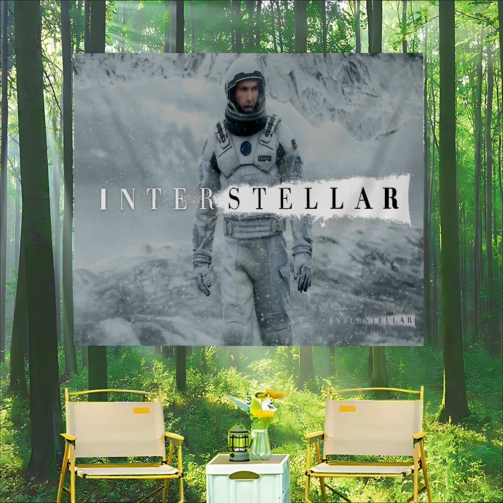 Commercial Printing Company - Sci-Fi-Film I-Interstellar Fortschrittliche Druckwerbung Firmenbanner Partybanner