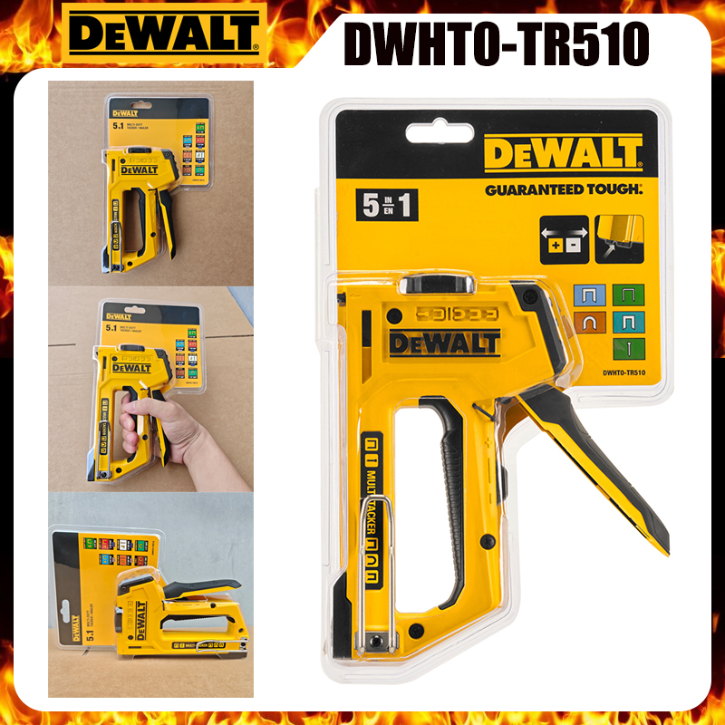 Stapler Heavy Duty - DeWALT DWHT0-TR510 5-in-1 Multifunktions-Heftgerät & Nagler,