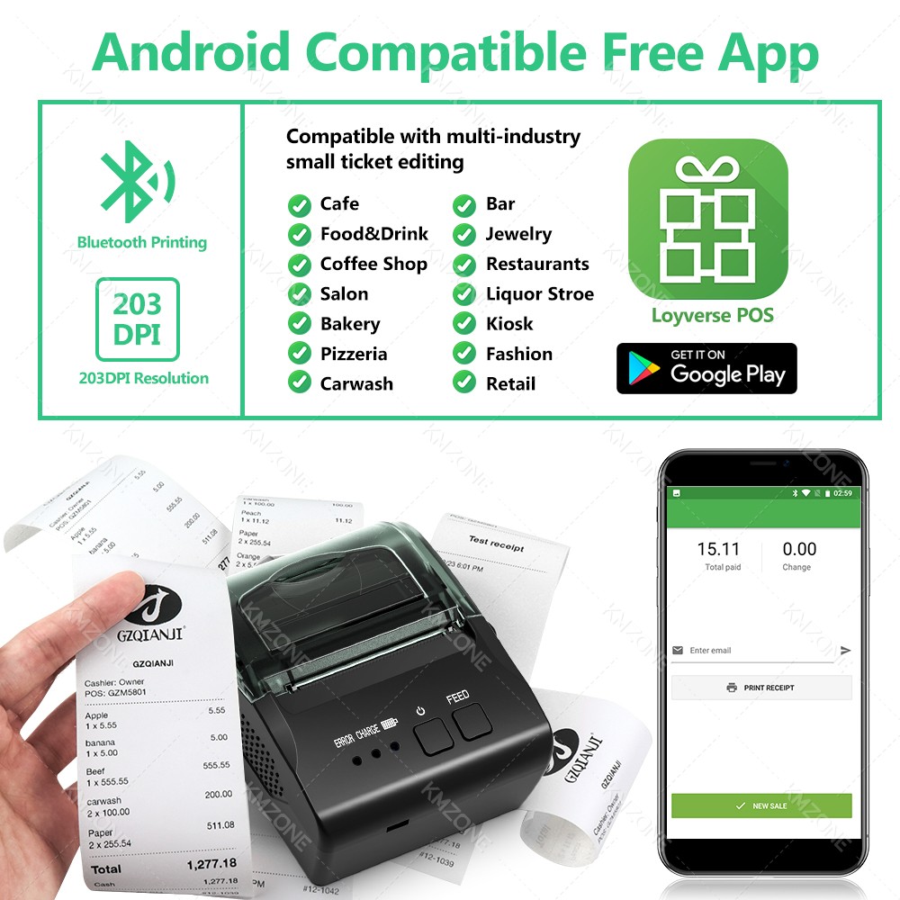 Pos Quittung mobile Mini druck – Commercial Book Printing Machines Bewertung und Preis