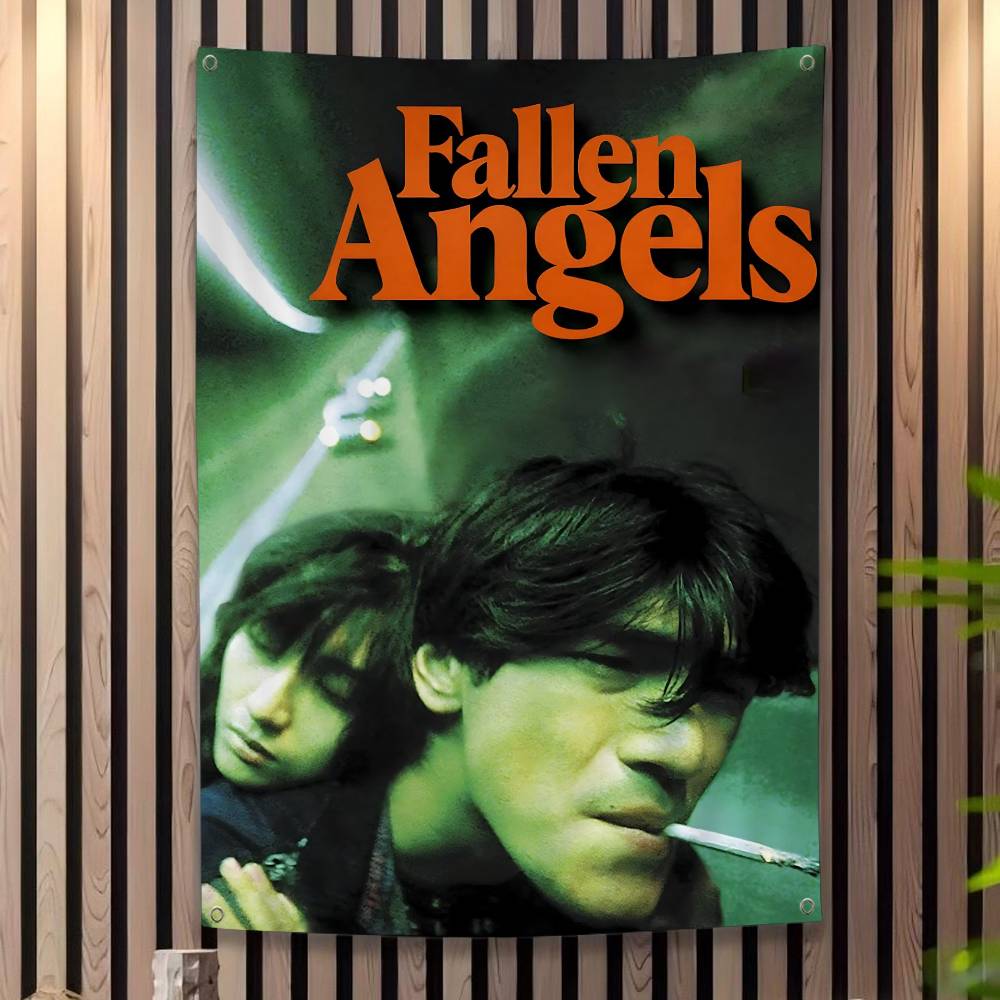 Retro Fallen Angels 1995 Leinw – Commercial Printing Company Bewertung und Preis