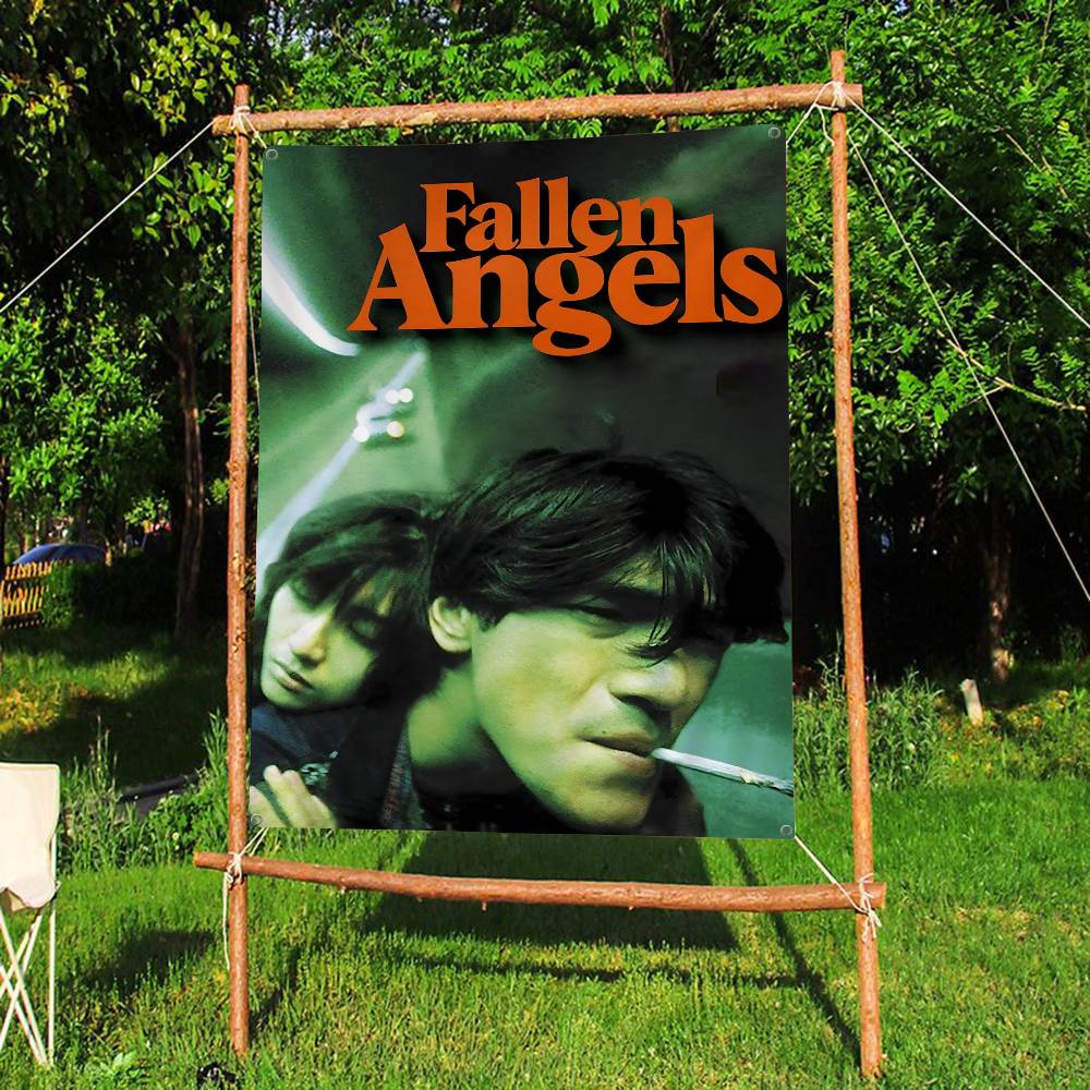 Retro Fallen Angels 1995 Leinw – Commercial Printing Company Bewertung und Preis